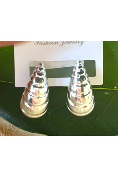 Monalisa Home Gümüş Renk Lüks Gösterişli Damla Küpe ürün görseli 1