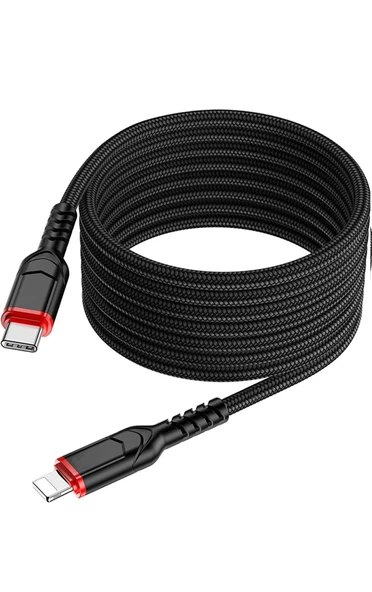 iPhone 5 5s 6 6s SE 2020 Şarj Kablosu 20W Lightning NF-HC-X59L2m ürün görseli 1