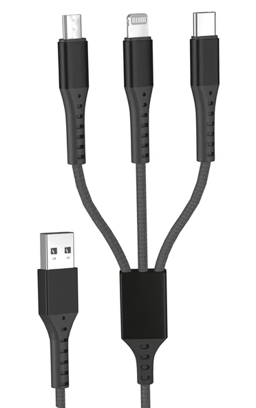 Tecno Spark 9 10 10c 20 20C 30 30C 40 Pro Şarj Kablosu 3in1 66w SZ-CL99 ürün görseli 1