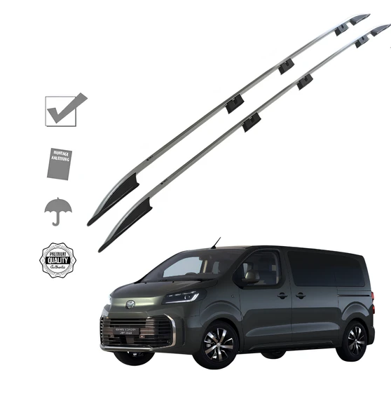 TOYOTO PROACE VERSO UZUN ŞASE TAVAN ÇİTASI PORTBAGAJ 2019 2020 2021 2022 2023 2024 2025 2026 2027 ürün görseli