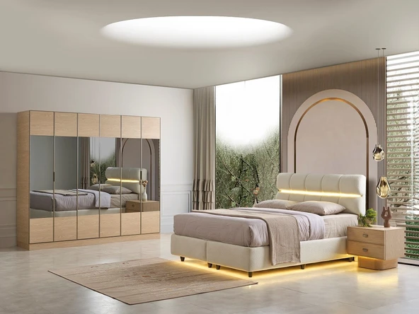 SOHO MDF YATAK ODASI TAKIMI ürün görseli 1