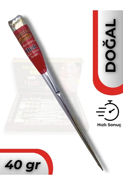 Mumtaz Koni Kına Kızıl 40 Gr - El ve Vücut Kınası - 1