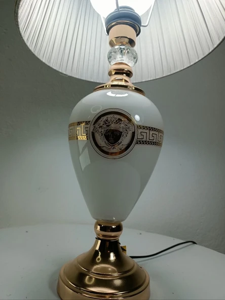 Bıev Medusa Beyaz Cam Abajur - 2