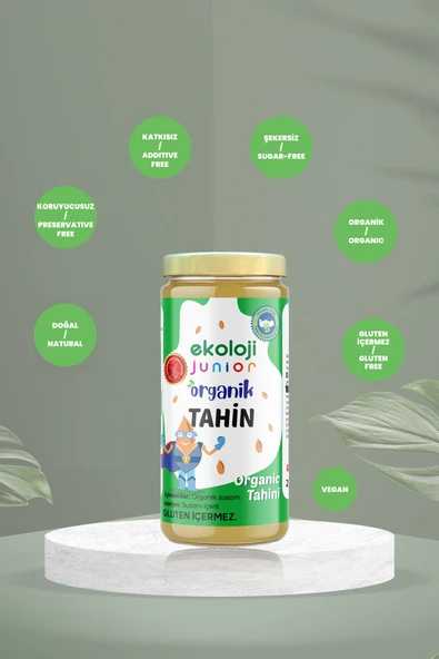Junior Glutensiz Organik Tahin 230 gr - 4