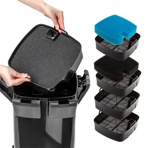 Aquael Hypermax 4500 BT Dış Filtre Bluetooth - Resim 10