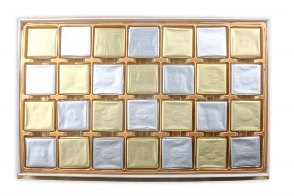 Haluk Aydın Kuruyemiş Yaldızlı Sütlü Madlen Çikolata 575 Gr