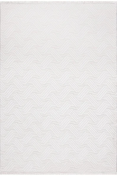 Pastel Halı Zena 406A Krem Bej Serisi Akrilik Salon Oturma Yatak Odası Halısı ürün görseli 1