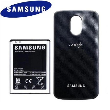 OUTLET Samsung Galaxy Nexus Arka Kapak Orjinal Batarya Pil Kapağı Siyah EB-K1F2KBUGSTD OUTLET ürün görseli 1