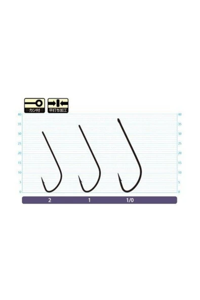 53132 Saber Hook Black Chrome Iğne No.1