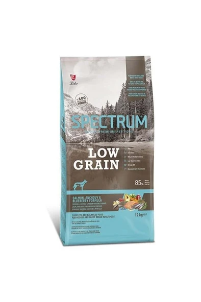 Spectrum Low Grain Kuzu Etli&yaban Mersinli Orta-Büyük Irk Yavru Köpek Maması 12 Kg