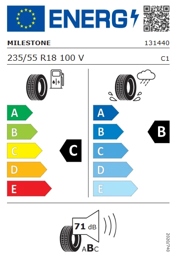 Milestone 235/55 R18 100V Suvmile H/T Yaz Lastiği 2025 Üretim - Resim 2
