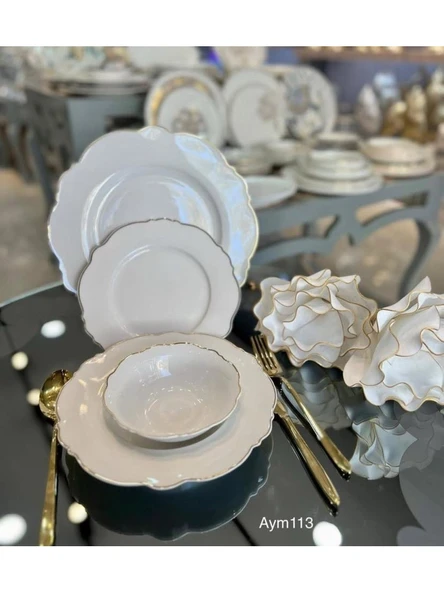 Deco Vien Porselen Yemek Takımı 24 Parça - 1