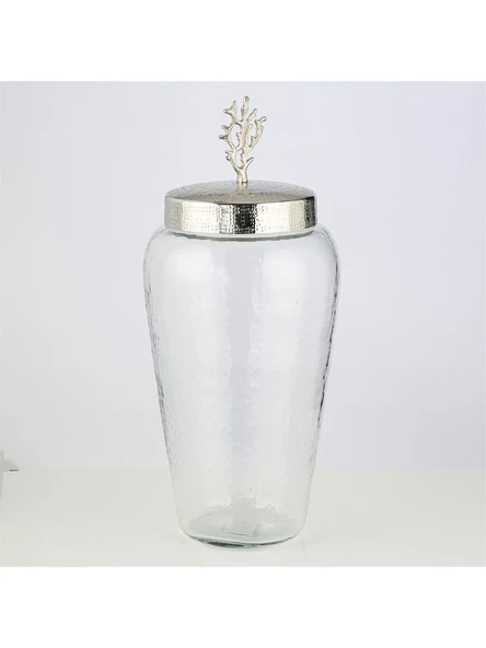 Vitale Mercan Kapaklı Küp Silver 21*48 cm - 1