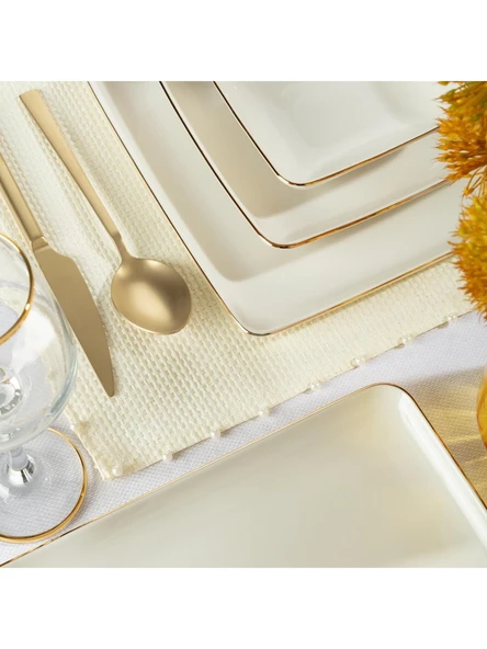 Bernardo Elegant Kalypso Gold 55 Parça Yemek Takımı - 3