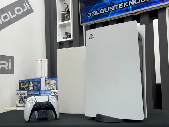 PlayStation 5 Fat 1TB Tek Kol CD’li Sürüm Kutulu (İKİNCİ EL) - 2
