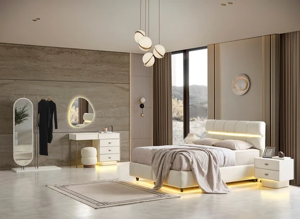 BRİZA MDF YATAK ODASI TAKIMI - Resim 4