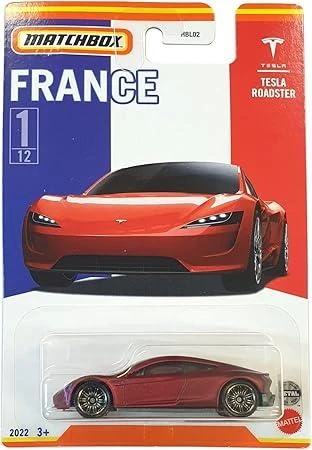Matchbox Best of France Series Tesla Roadster HBL02 HFH68 ürün görseli