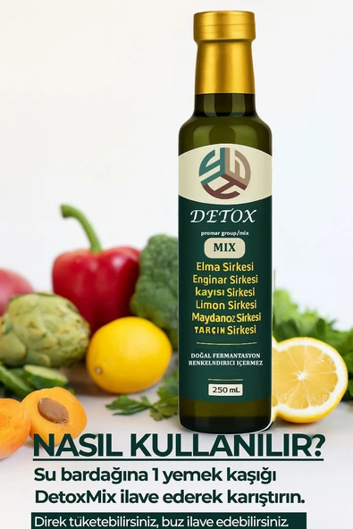 PROMAR MİX DETOX SİRKESİ 250 ML - Resim 2