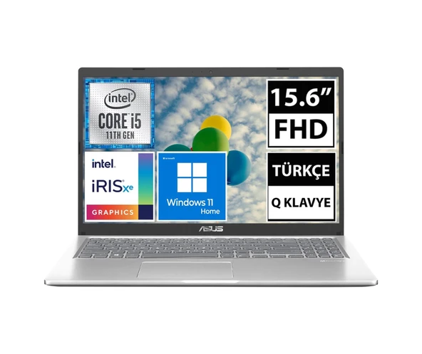 ASUS X515EA-BQ1830W / INTEL i5-1135 / 8GB / 256GB / ONBOARD / 15.6" / WINDOWS11 - 1