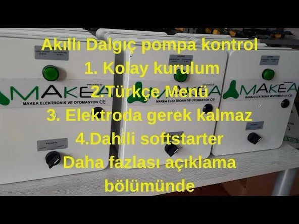 Akıllı Monofaze Dalgıç pompa Hidrofor Panosu - Resim 6