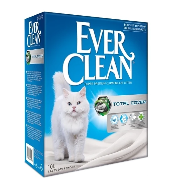 Ever Clean Total Cover Kokusuz Topaklaşan Kedi Kumu 10 LT - 1