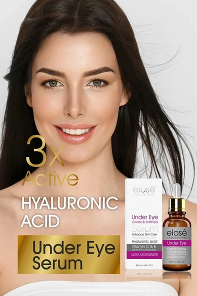 Elose Gözaltı Morluğu Torbalanma Şişlik ve Yaşlanma Önleyici Göz Altı Serumu 50 ml. - 3