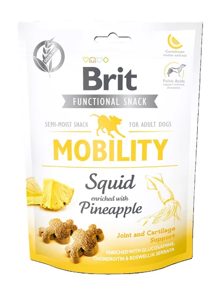 Brit Care Functional Snack Eklem Sağlığı Destekleyici Kalamar ve Ananaslı Köpek Ödülü 150 Gr ürün görseli