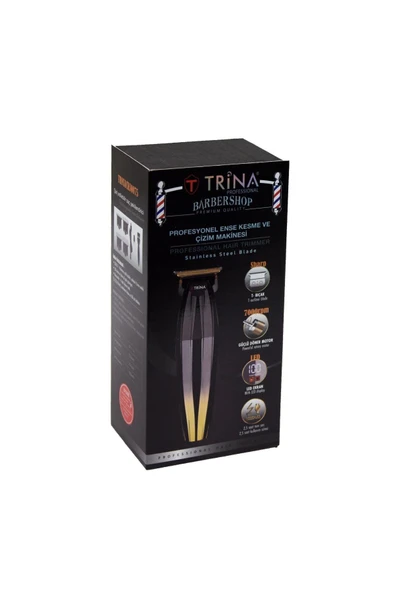 Trina Saç Sakal Ense Kesme ve Çizim Makinesi - 0075 - Resim 3