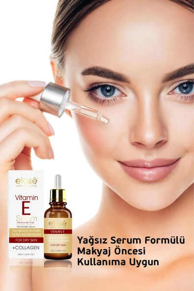 Elose Kolajen İçerikli Vitamin E Nemlendirici Cilt Bakım Serumu 50 ml. - 4