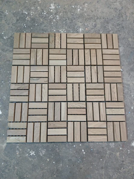 Deck Altı Plastik Zemin Izgara 30x30 cm  Su Tahliyeli, Kaymaz, Modüler Yer Karosu 15 adet - 5