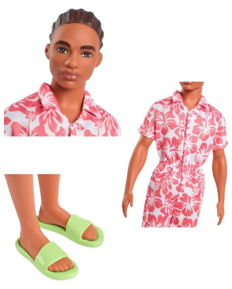 Mattel Barbie Fashionistas Yakışıklı Ken Bebek HYT99 - Resim 3