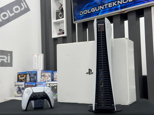 PlayStation 5 Fat 1TB Tek Kol CD’li Sürüm Kutulu (İKİNCİ EL) - 5