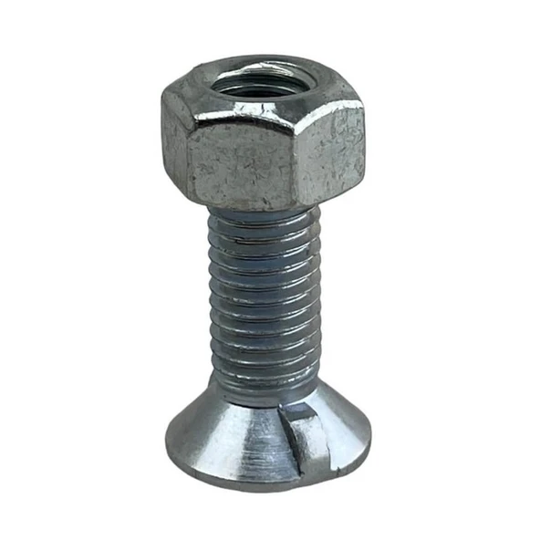 Alpler Sıkma Somunlu Pulluk Bıçak Civatası 5 Adet - Resim 2