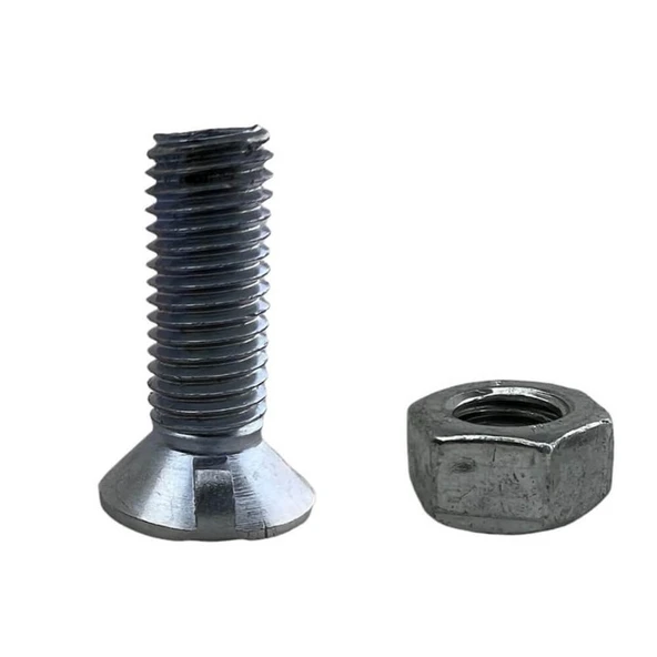 Alpler Sıkma Somunlu Pulluk Bıçak Civatası 5 Adet - Resim 3