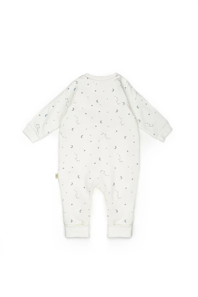 Bebek Uzun Kollu Tulum %100 Organik Pamuk - Yenidoğan - Csy8032 - 3