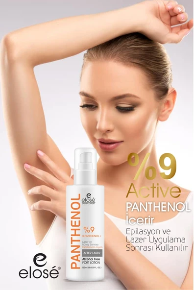 Elose Lazer Epilasyon ve Güneş Sonrası Aloe Vera ve Vitamin E Içerikli Pantenol Bakım Losyonu 250 ml. - 3