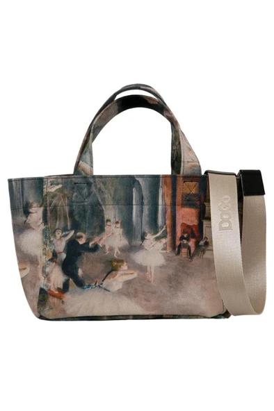 Kadın Vegan Çok Renkli Medium El Çantası - Ballerinas Tasarım - 2