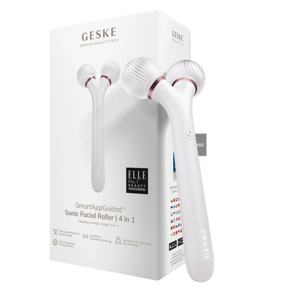 GESKE Titreşimli Yüz Şekillendirici Roller Masaj Cihazı  Sonic Facial Roller ürün görseli