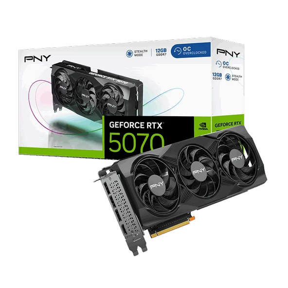 PNY RTX5070 OC 12GB GDDR7 192bit (VCG507012TFXPB1-O) - Resim 8