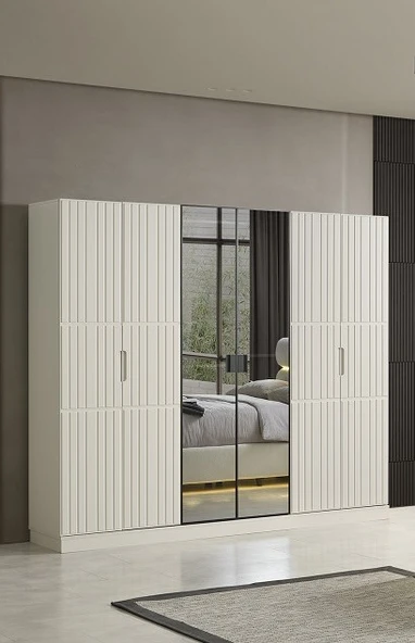 LOFT MDF 6 KAPAKLI DOLAP ürün görseli 1