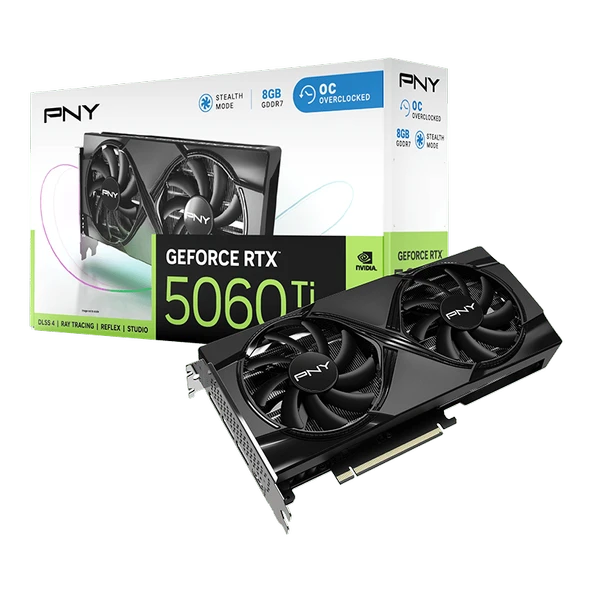 PNY RTX5060 Ti 8GB GDDR7 128bit (VCG5060T8DFXPB1-O) - Resim 8