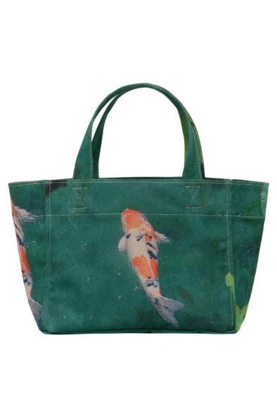 Kadın Vegan Çok Renkli Medium El Çantası - Koi Tasarım - 3