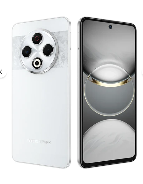 TECNO Spark 30 KL6 8/256 Astral Buz Beyaz ürün görseli