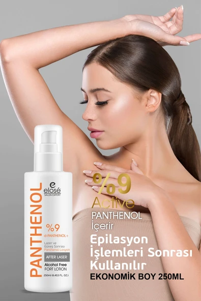 Elose Lazer Epilasyon ve Güneş Sonrası Aloe Vera ve Vitamin E Içerikli Pantenol Bakım Losyonu 250 ml. - 5