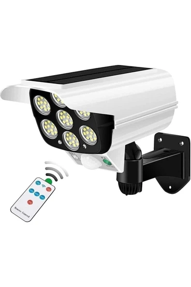 MRS SOLAR HB-200 4LÜ Paket Solar Enerjili Hareket Sensörlü Kamera Görünümlü 77 LED Mekan AYDINLATMA(2400MAH.) - 8