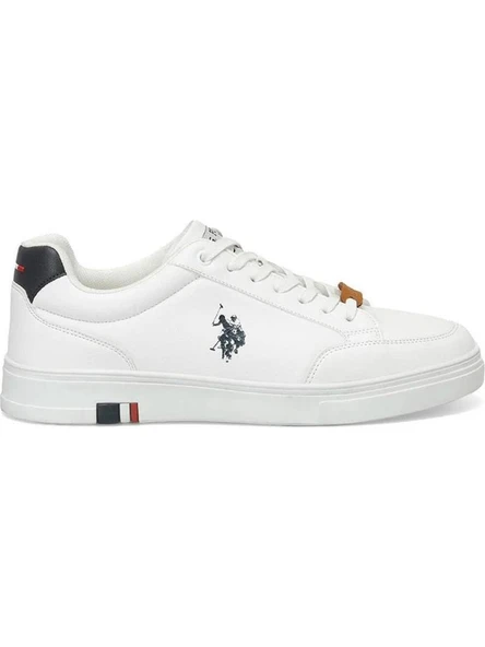 U.S.POLO ASSN NORM 5PR BEYAZ COMFORT CASUAL ANATOMİK SPOR AYAKKABISI - Resim 3