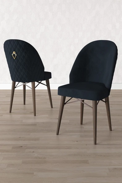 Calvin Meşe Desen 80x132 Açılabilir Mdf Masa Yemek Odası Takımı, Mutfak Takımı 4 Adet Sandalye Antrasit - 3