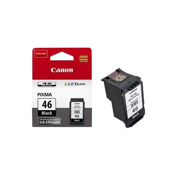 Canon PG-46 Black Siyah Mürekkep Kartuş E404-414-474 E3140 - 3