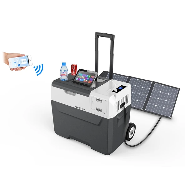 Acopower PX50 12/24/220Volt 50Litre Kompresörlü Tekerlekli Outdoor Oto Buzdolabı (Akü Dahil Değildir) - Resim 12