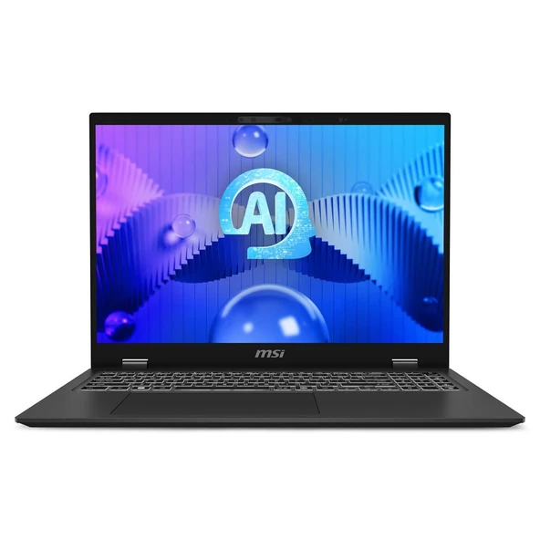 MSI PRESTIGE 16 AI STUDIO B1VFG-024TR Intel Core Ultra 7-155H 32GB LPDDR5 1TB SSD RTX4060 8GB 16.0 inç QHD+ W11 Home Gri Laptop